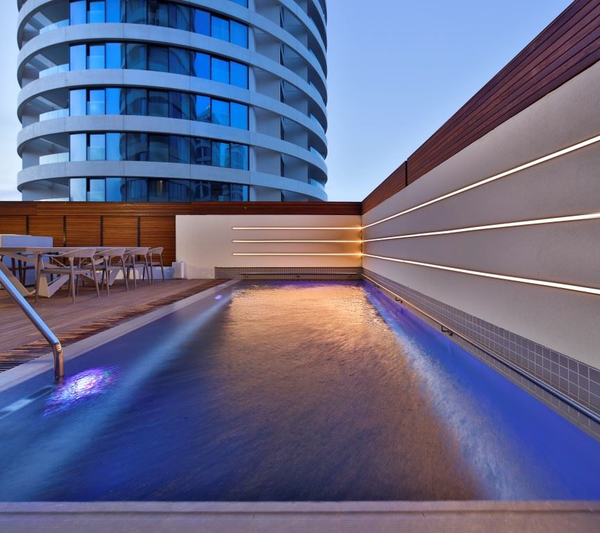 פרויקט תאורה - blue Tel-Aviv